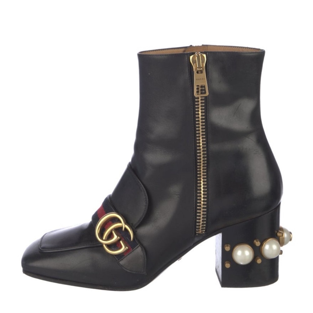 Gucci Leather Boots